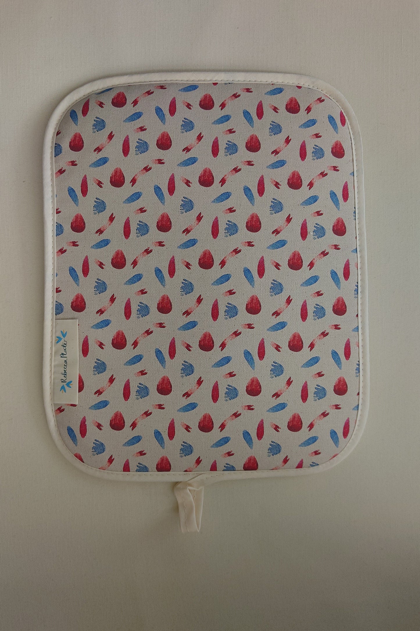 Organic Rayburn Hob Cover and Table Protector - Machair Petals Multi