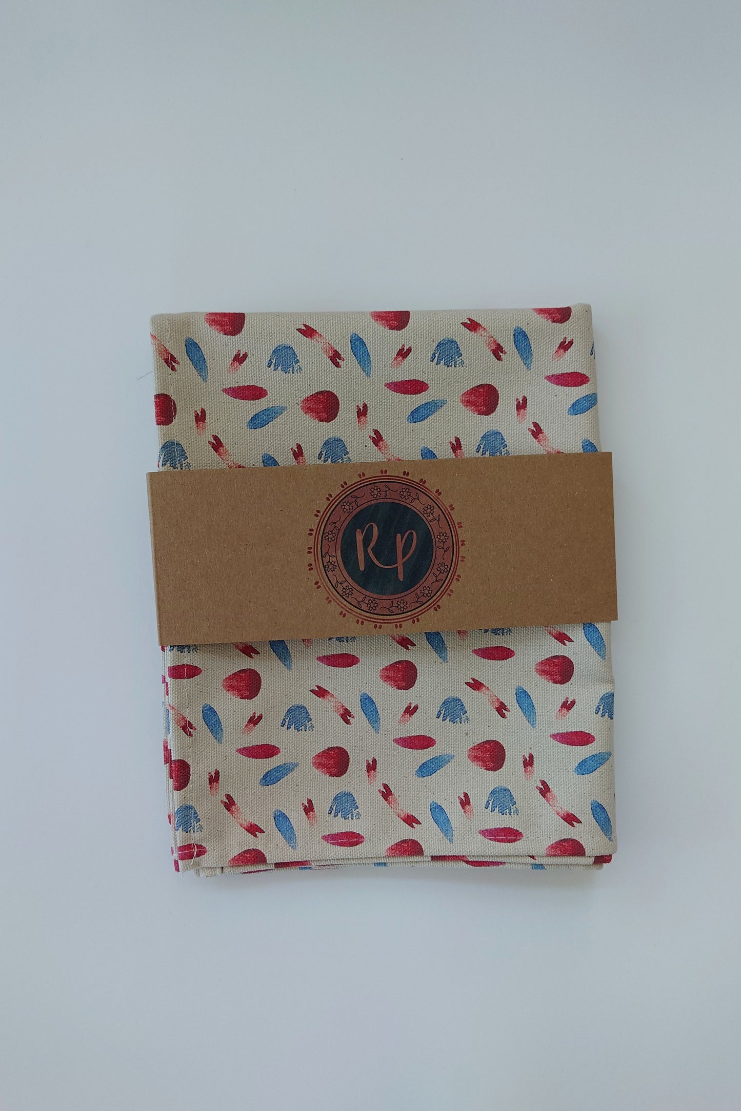 Organic Tea Towel - Machair Petals Multi