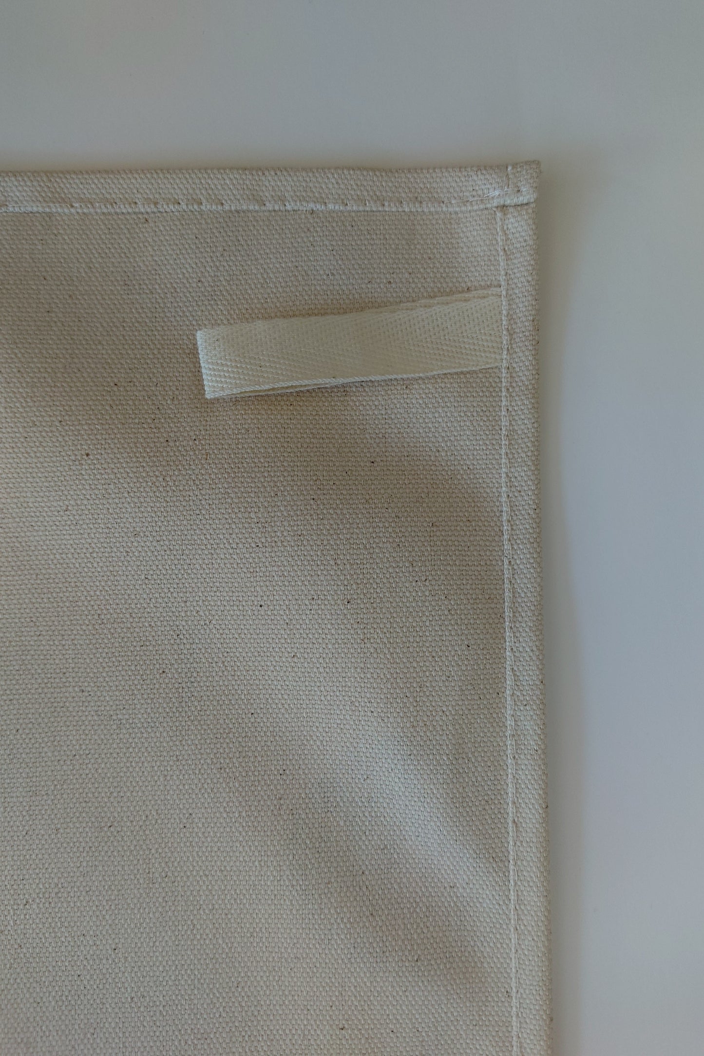 Organic Tea Towel - Machair Clock Red