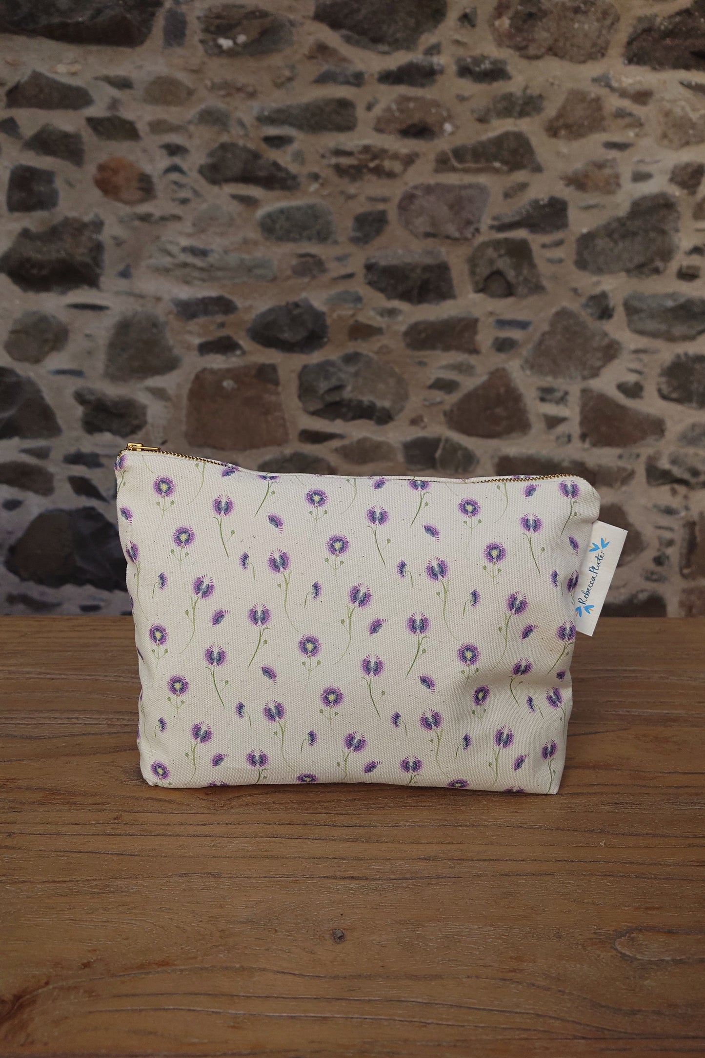 Organic Wash Bag - Wild Meadow Lilac Drift