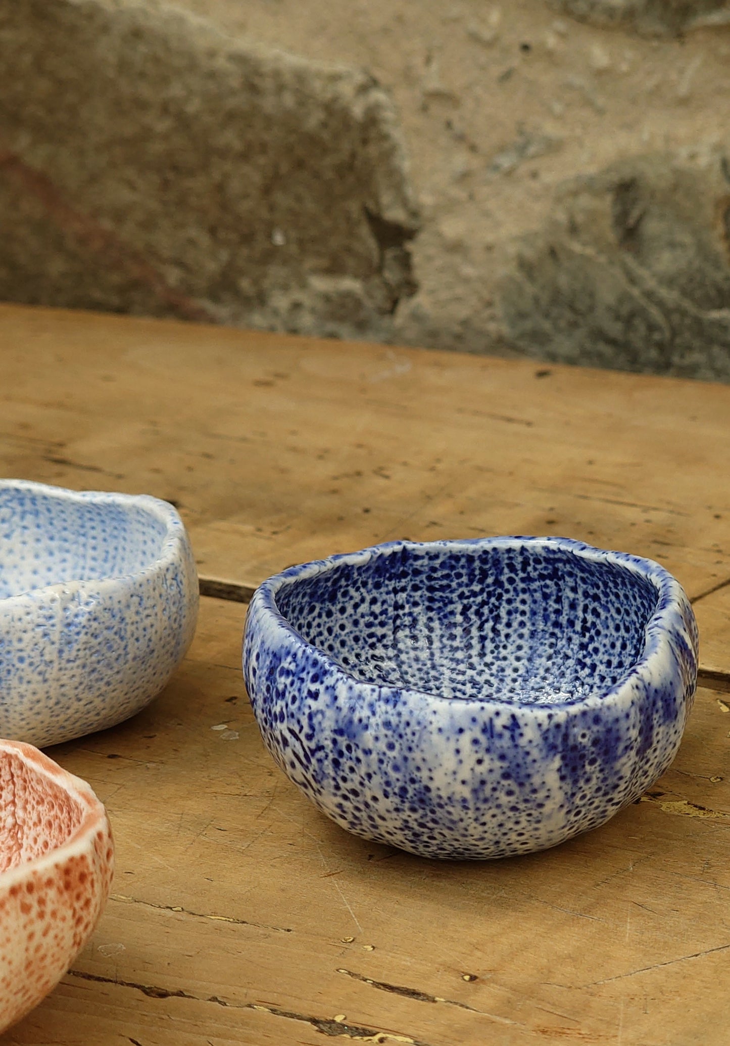 Sea Urchin Bowl Deep Blue 1