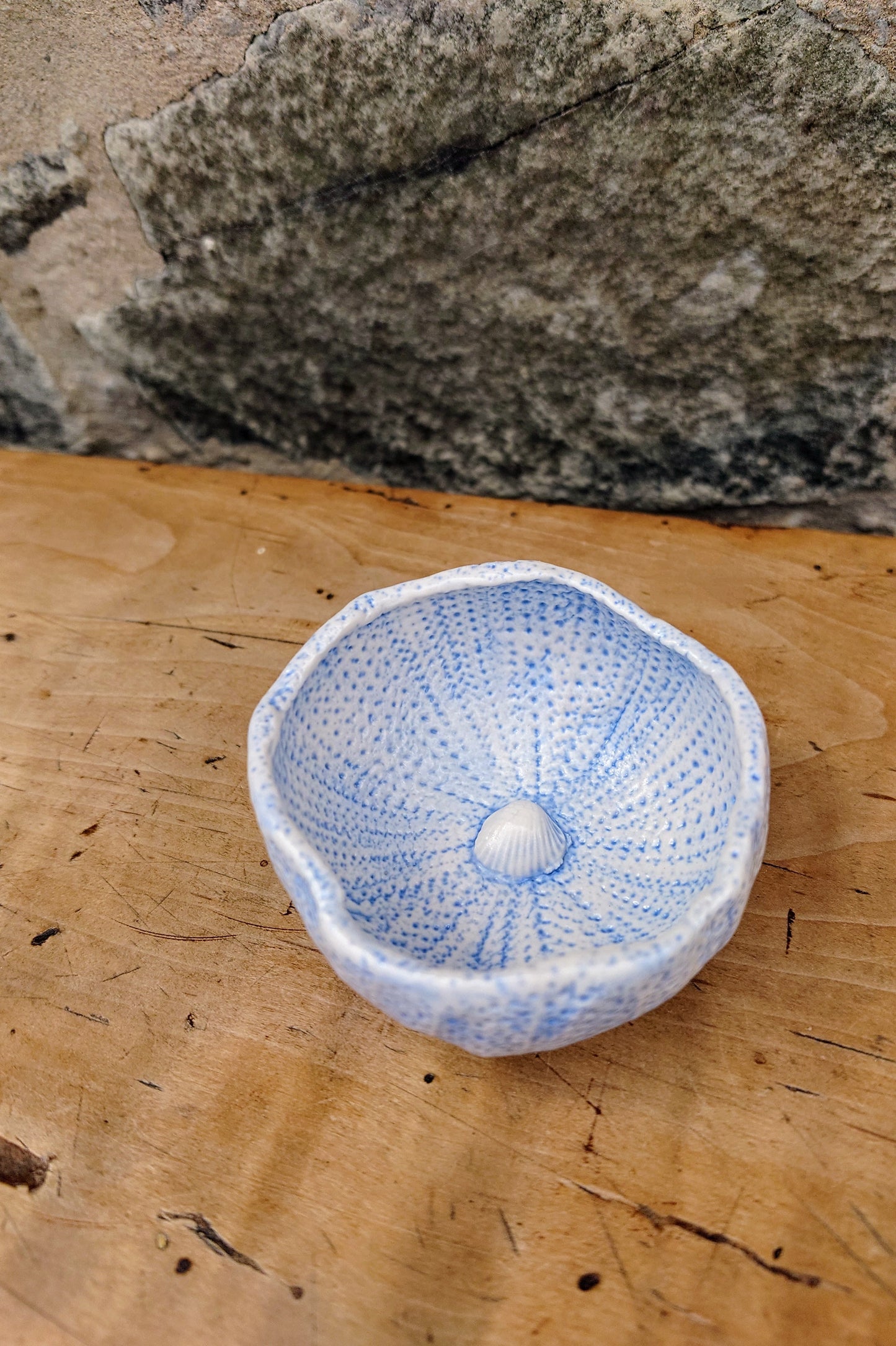 Sea Urchin Bowl Sea Blue 1
