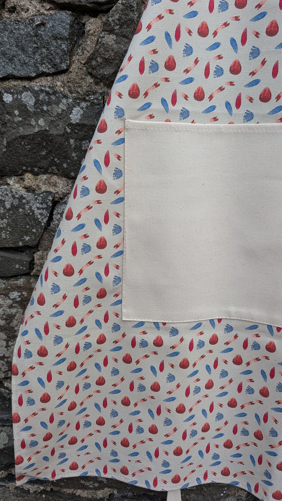 Organic Apron - Machair Petals Multi