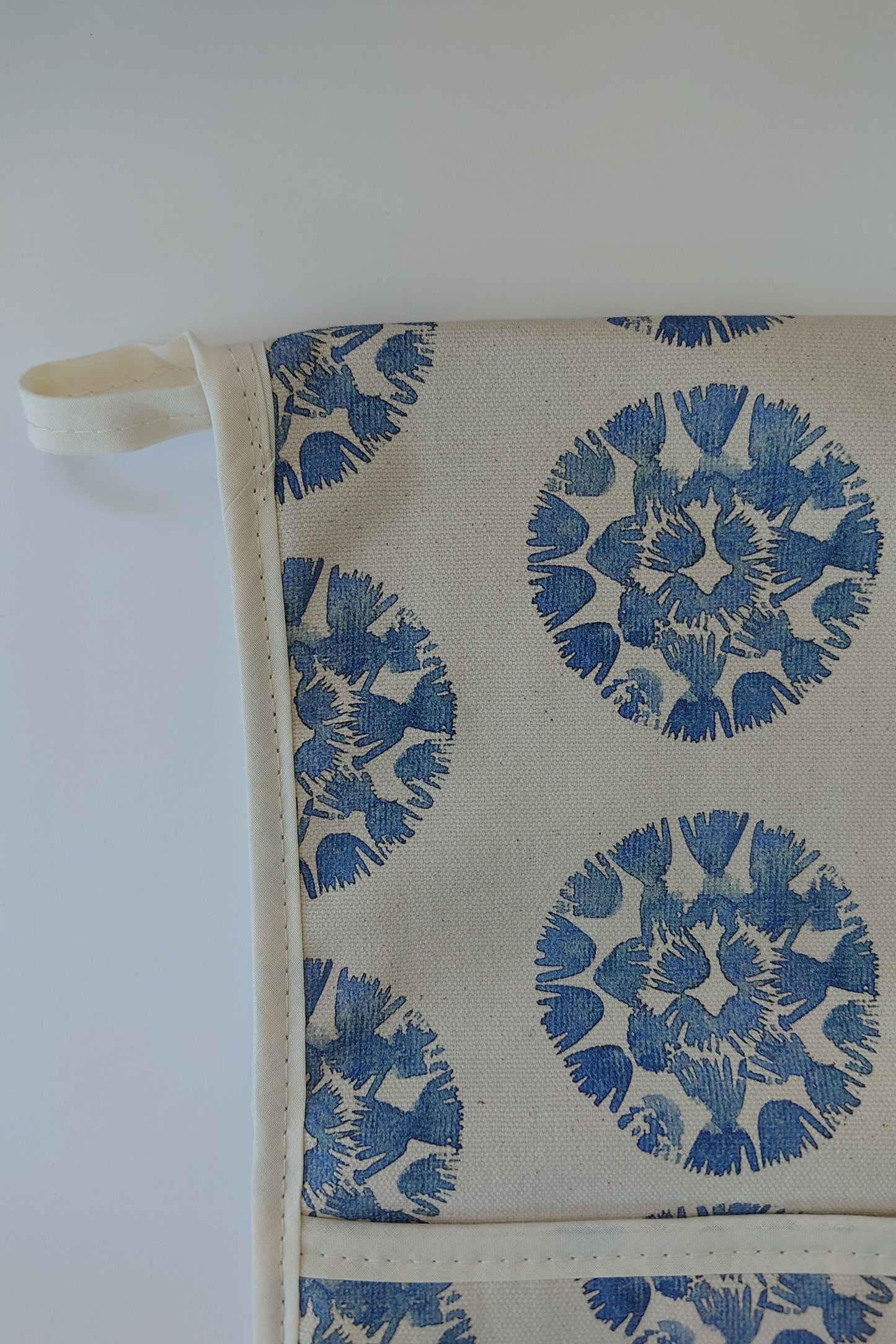 Guante Doble para Horno Machair Clock - Azul
