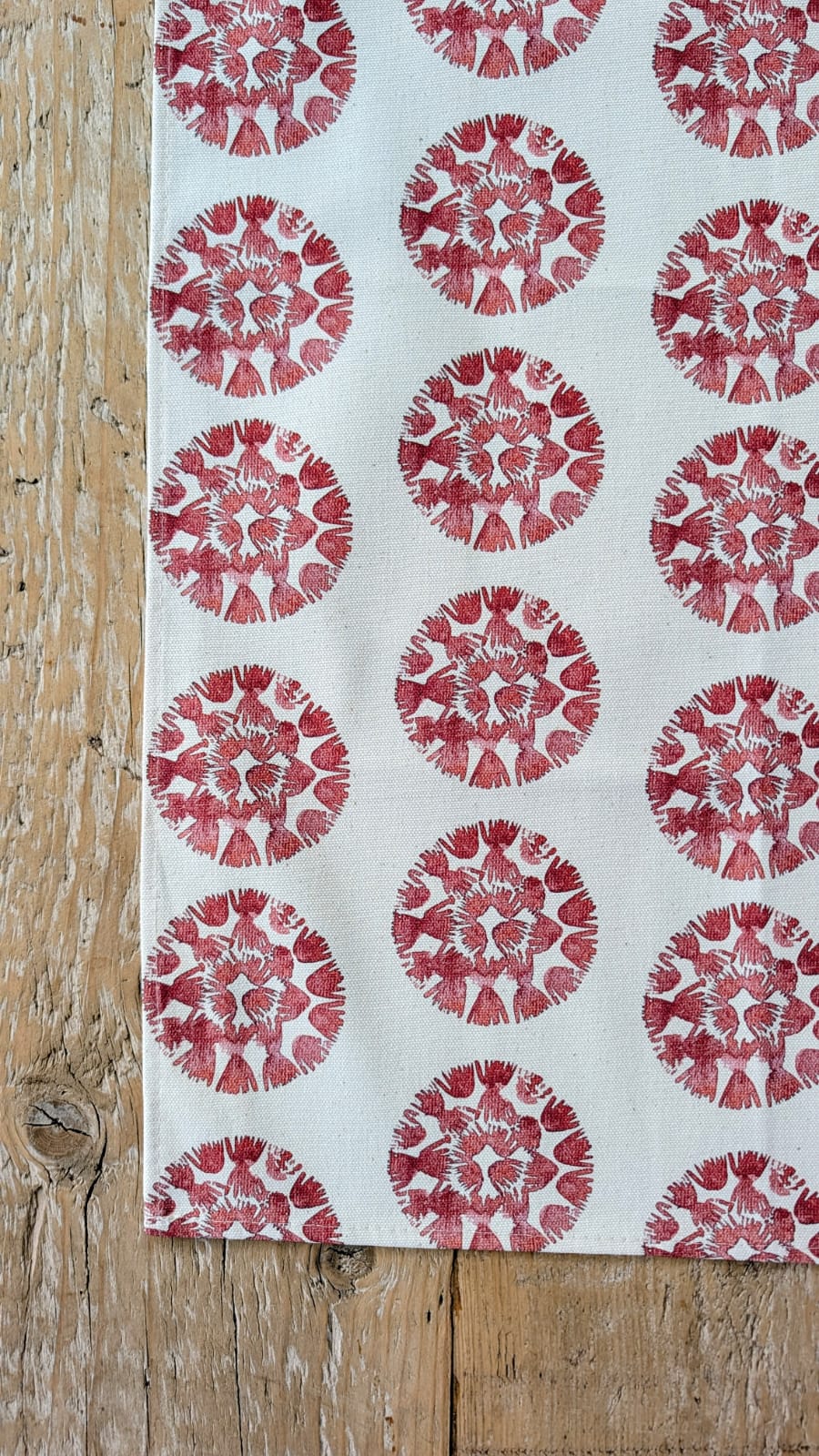 Paño de cocina Machair Clock - Rojo 