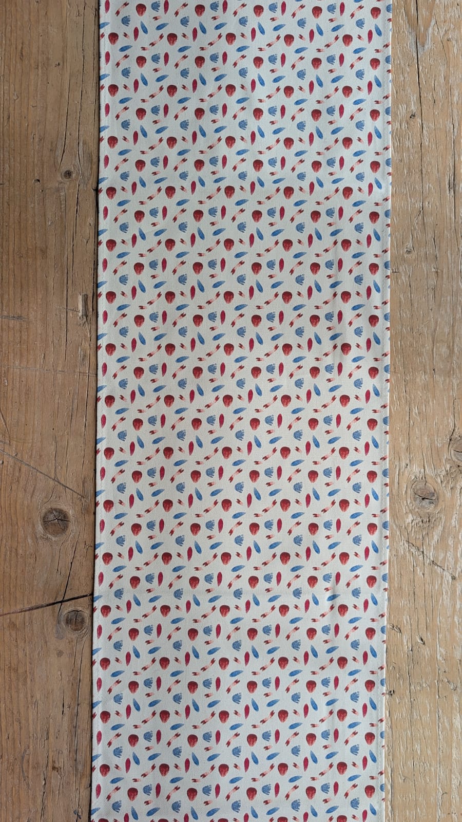 Organic Table Runner - Machair Petals Multi