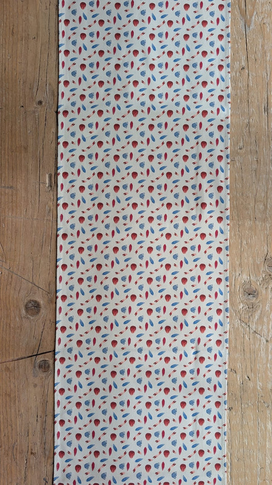 Organic Table Runner - Machair Petals Multi