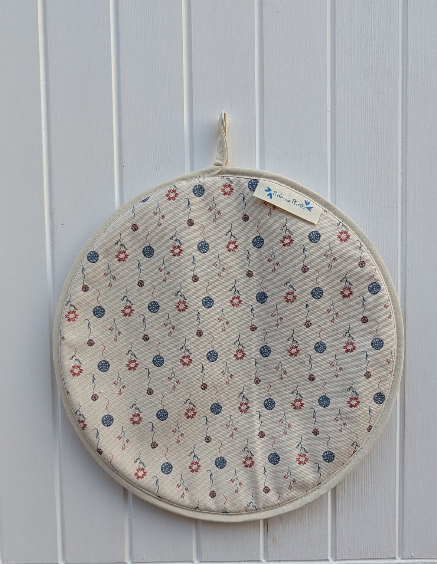 Organic Aga Hob Cover and Table Protector - Machair Bloom