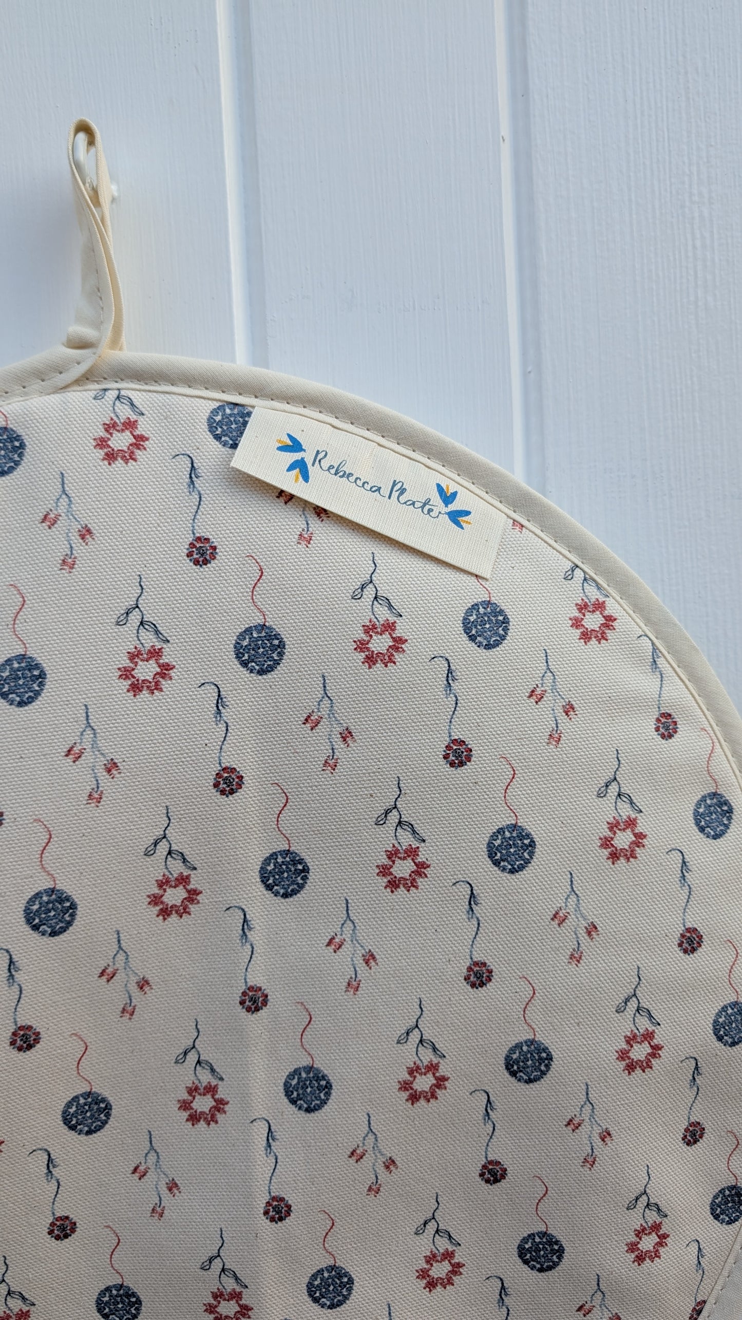 Organic Aga Hob Cover and Table Protector - Machair Bloom