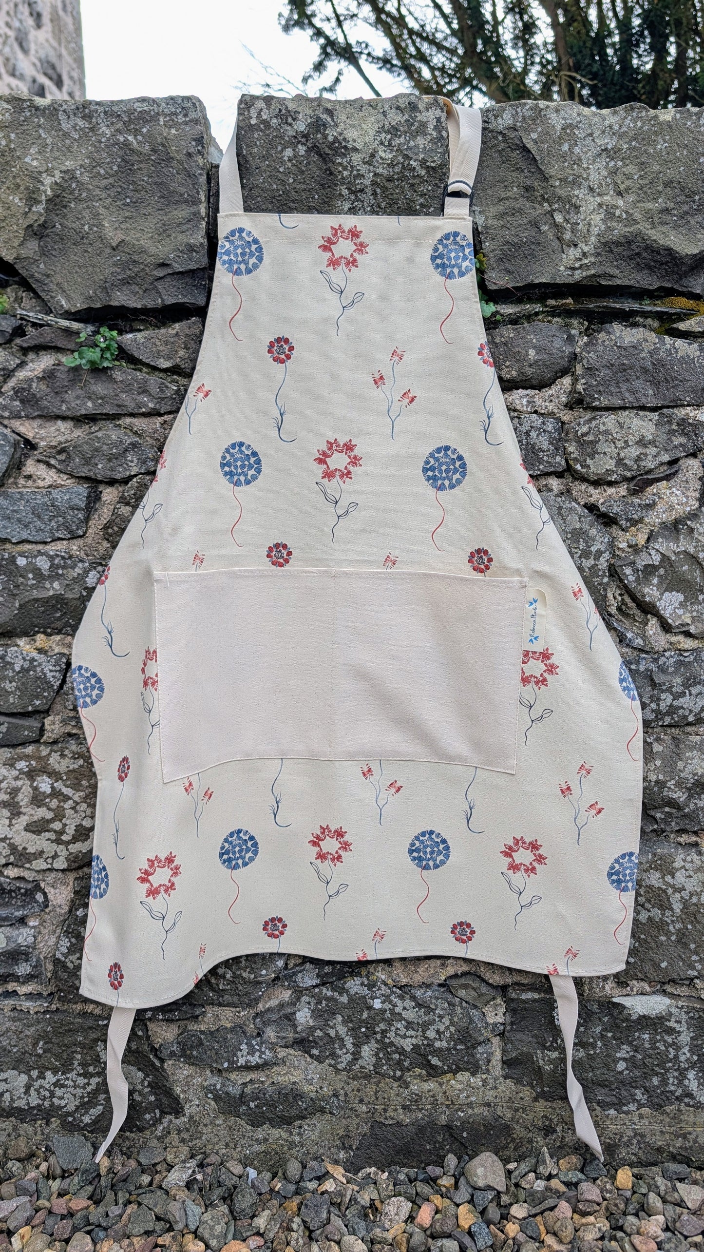 Organic Apron - Machair Bloom Multi