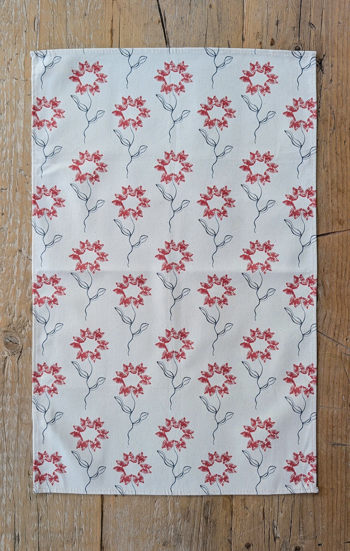 Paño de cocina Machair Flower - Rojo