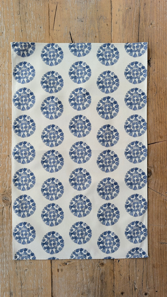 Paño de cocina Machair Clock - Azul
