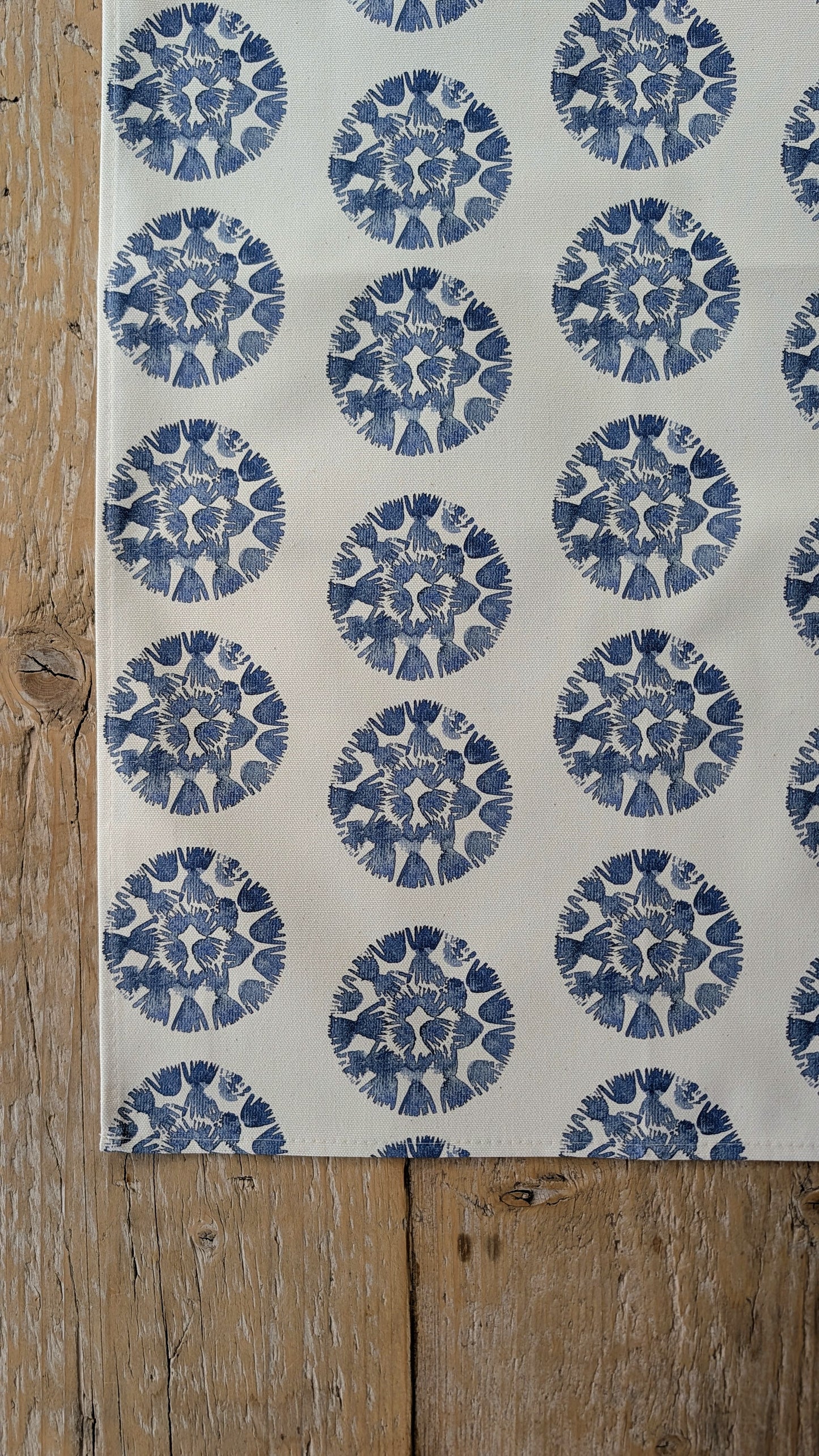 Paño de cocina Machair Clock - Azul