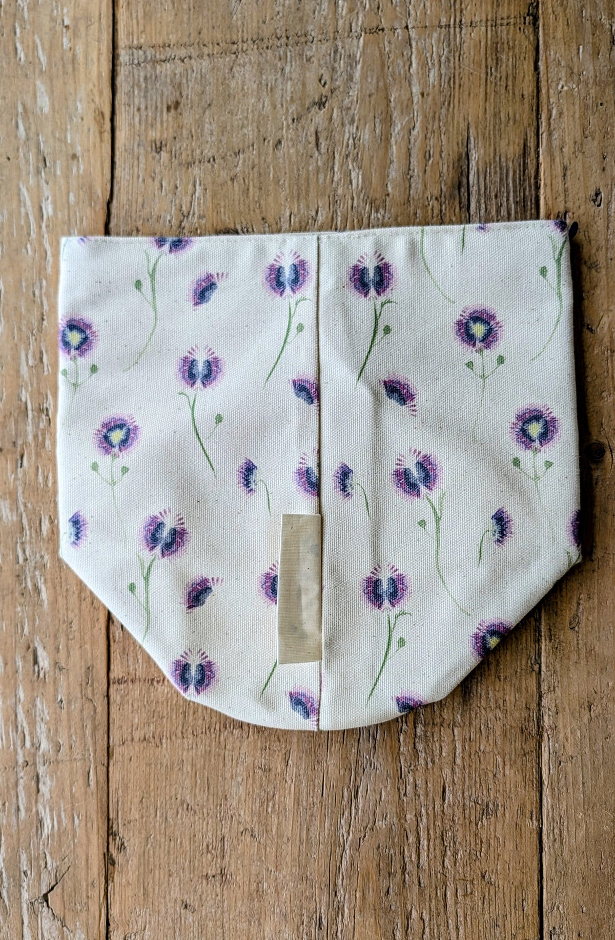 Organic Pot Bag and Storage Tidy - Wild Meadow Lilac Drift