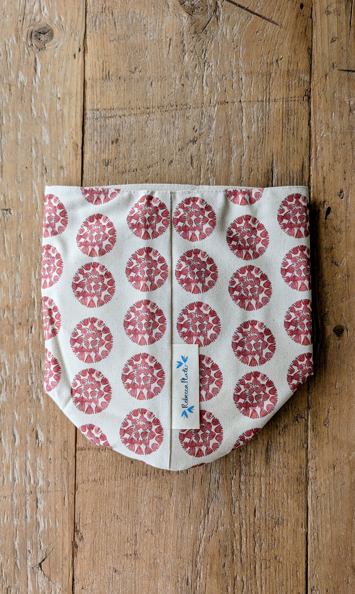 Organic Pot Bag and Storage Tidy - Machair Red Clock