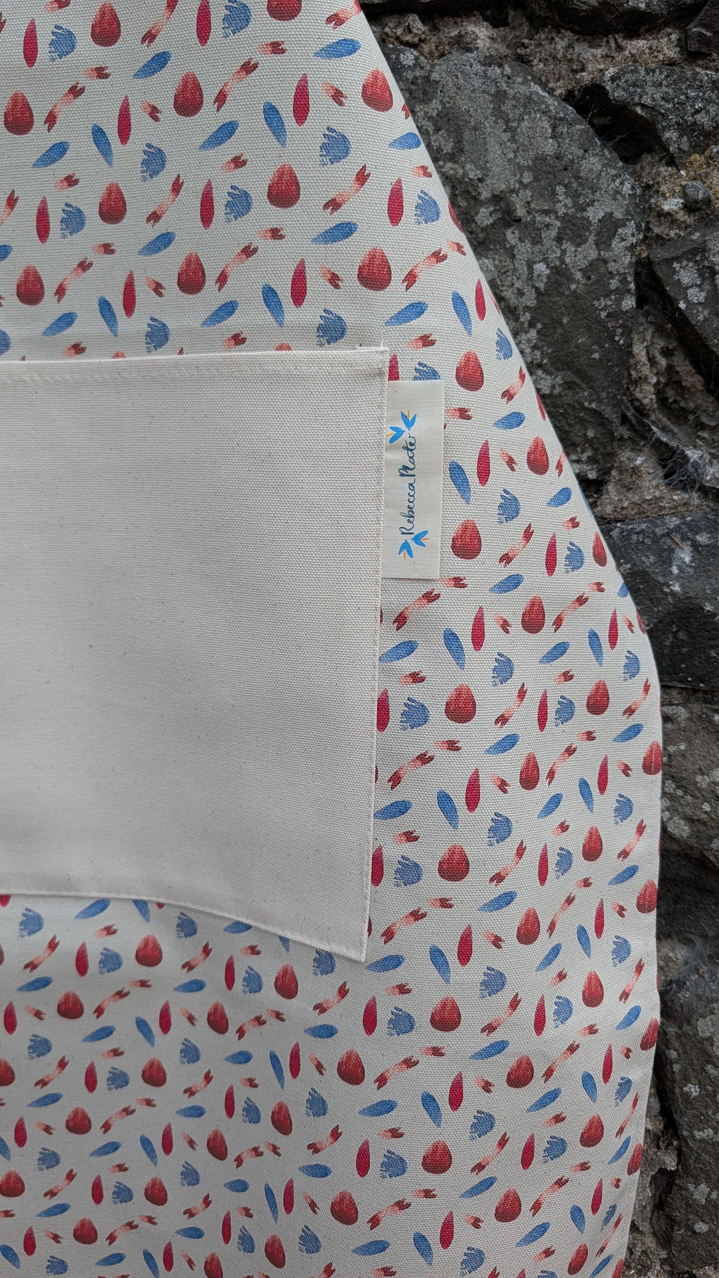 Organic Apron - Machair Petals Multi